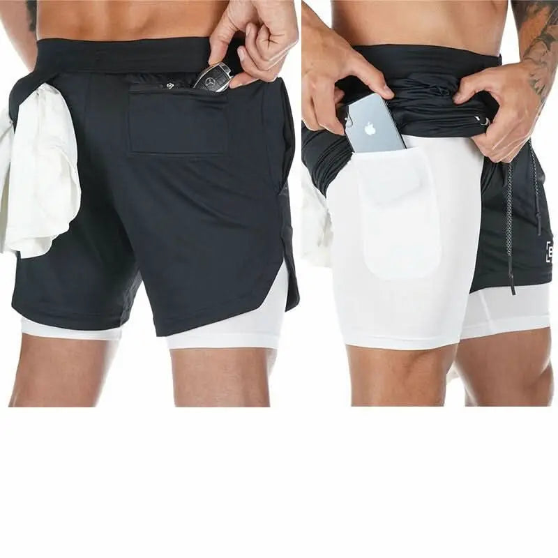 FlexShort™ | Short Sport 2-en-1 Homme