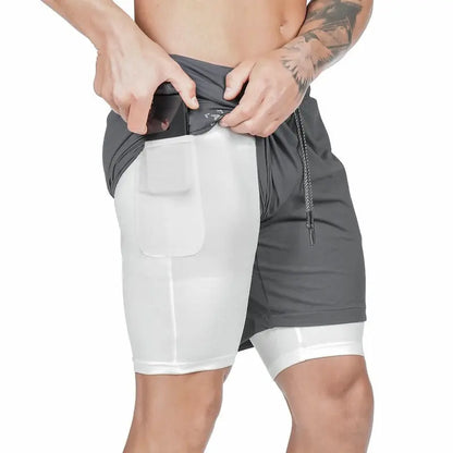 FlexShort™ | Short Sport 2-en-1 Homme