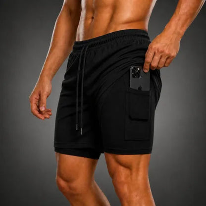 FlexShort™ | Short Sport 2-en-1 Homme